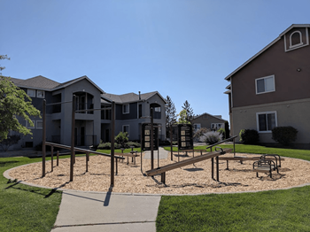playground near buildings